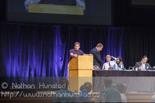 Secretary of State Mark Ritchie at the 2013 Minneapolis DFL Conv